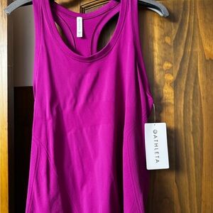 Athleta Fuchsia Racerback Performance Tank